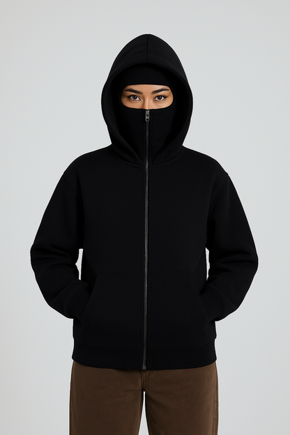 Woman Ninja Zipper Hoodie