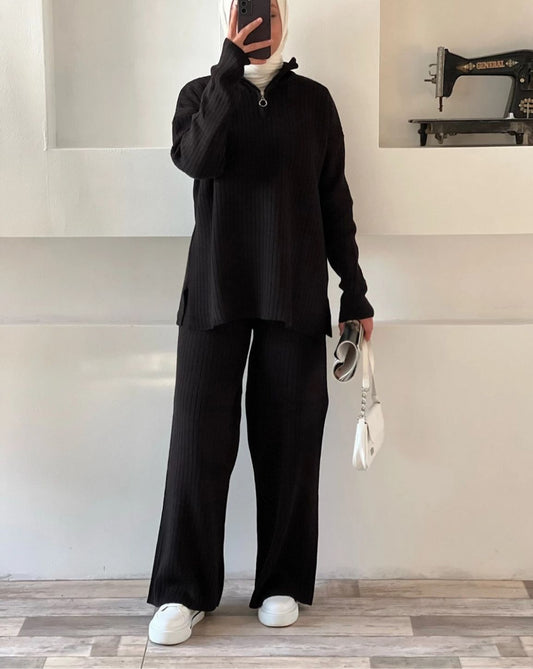Short zipper co-ord sets