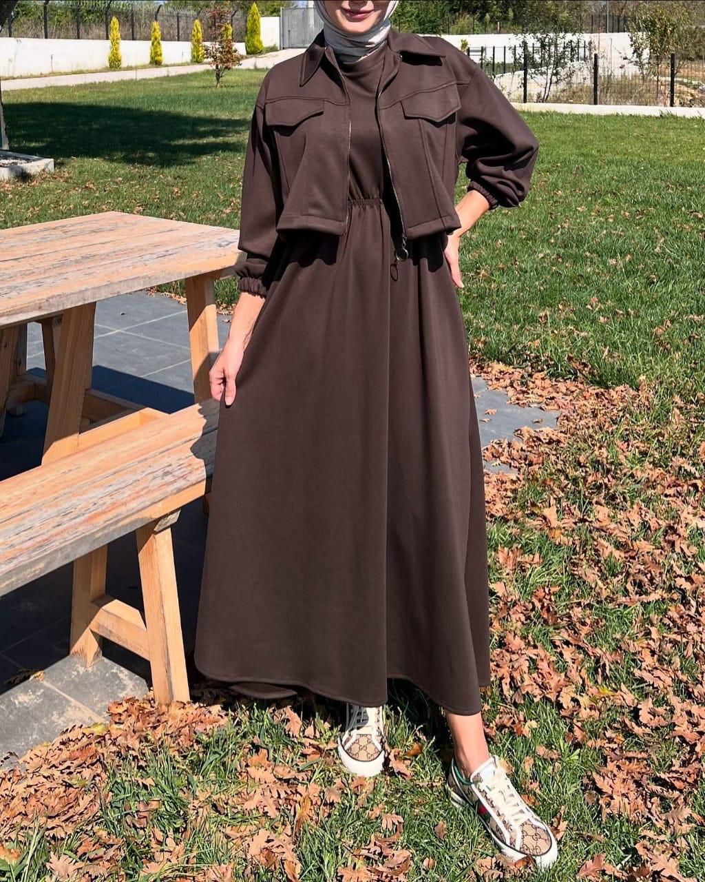 Utility Zip Maxi Dress
