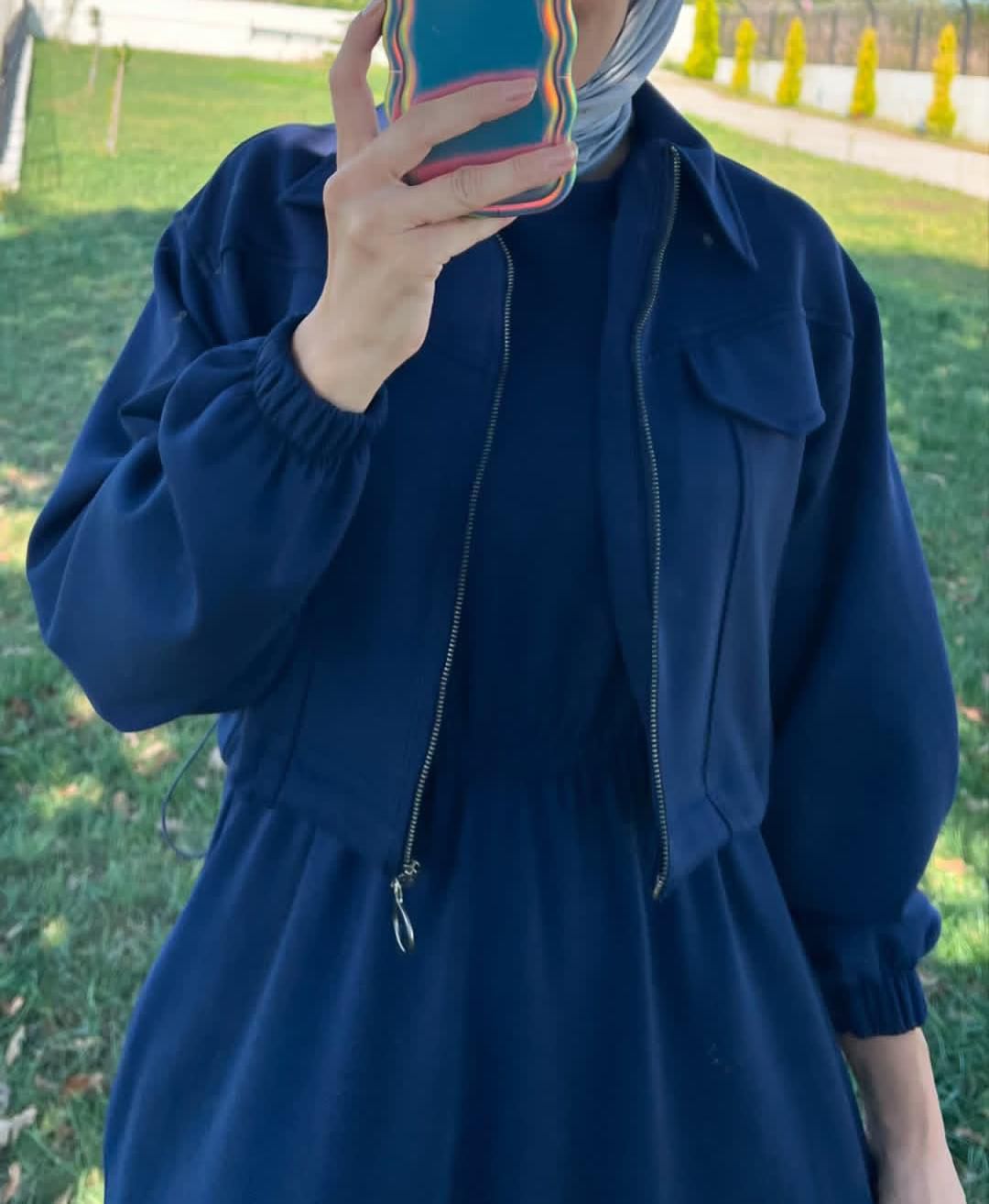 Utility Zip Maxi Dress