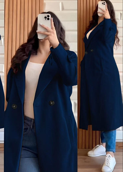 Longline Double Breasted Winter Coat