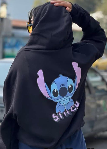 Stitch Streetwear Oversized Hoodie & Jogger Set