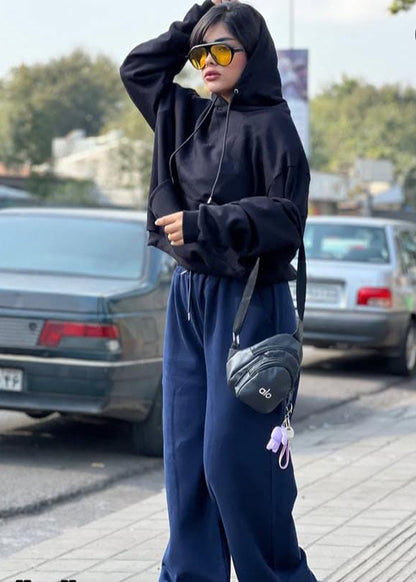 Stitch Streetwear Oversized Hoodie & Jogger Set