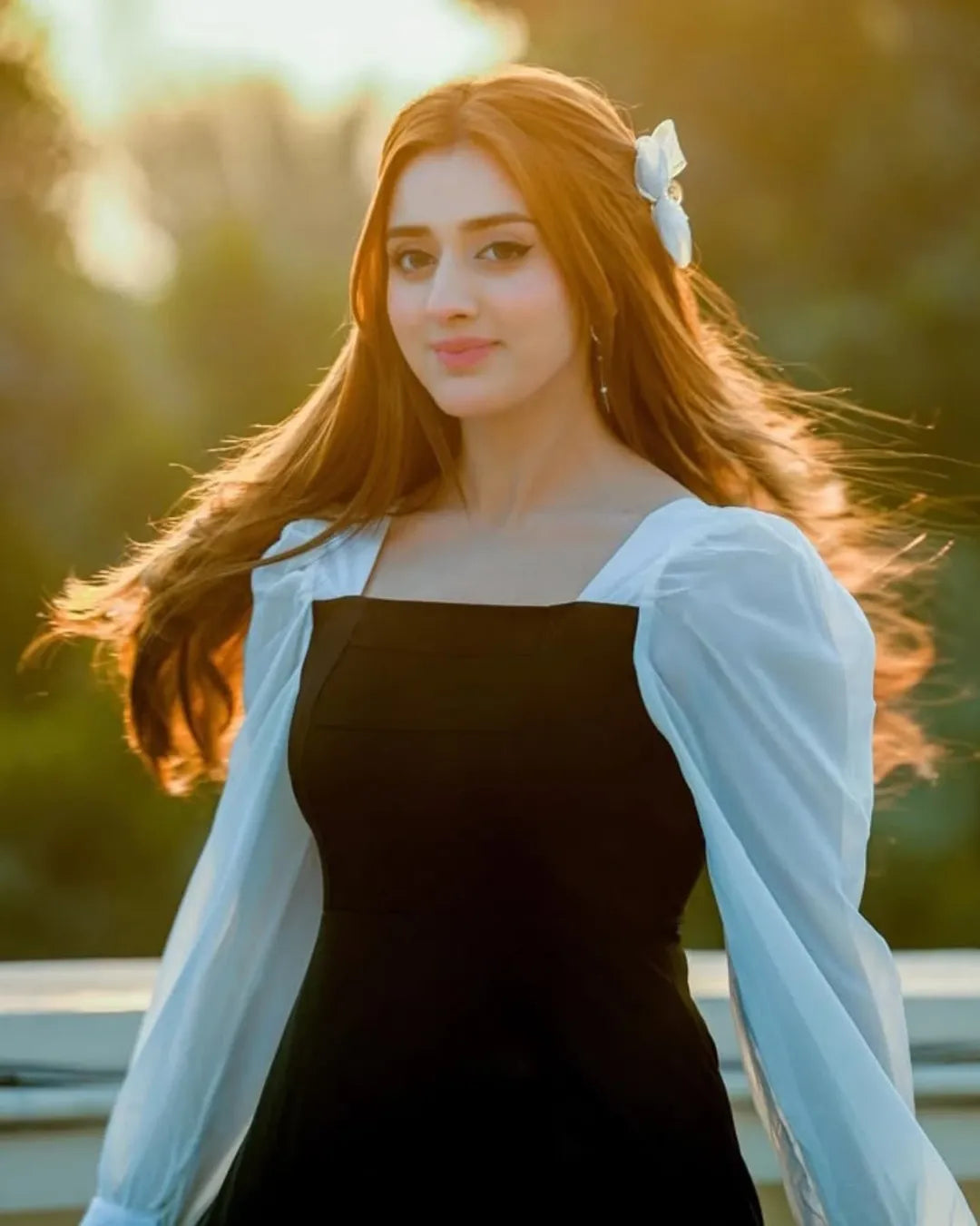 Monochrome Rhapsody Long Maxi Dress | Imported Soft Georgette