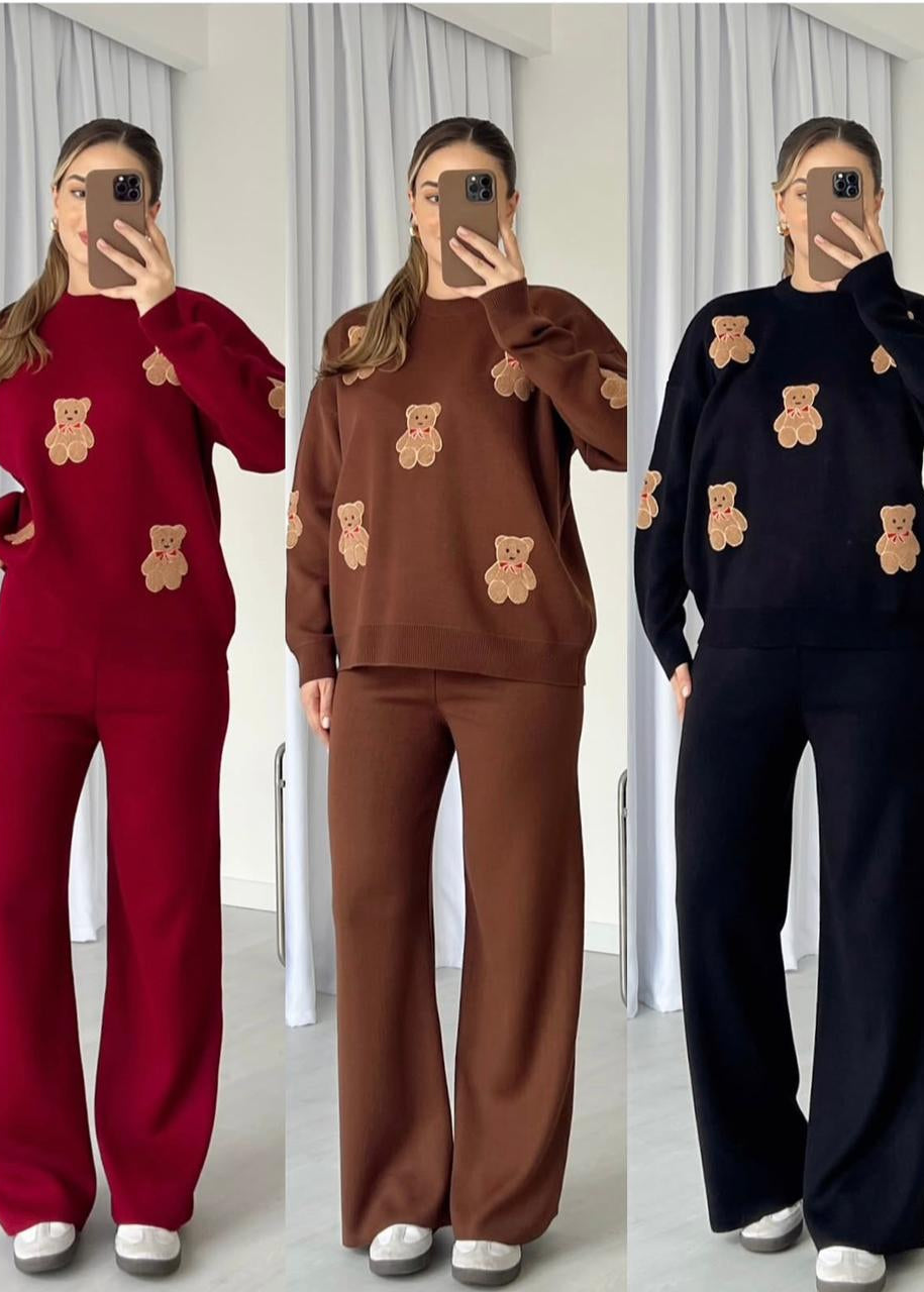 TeddyLuxe 3D Fleece Co-ord Set