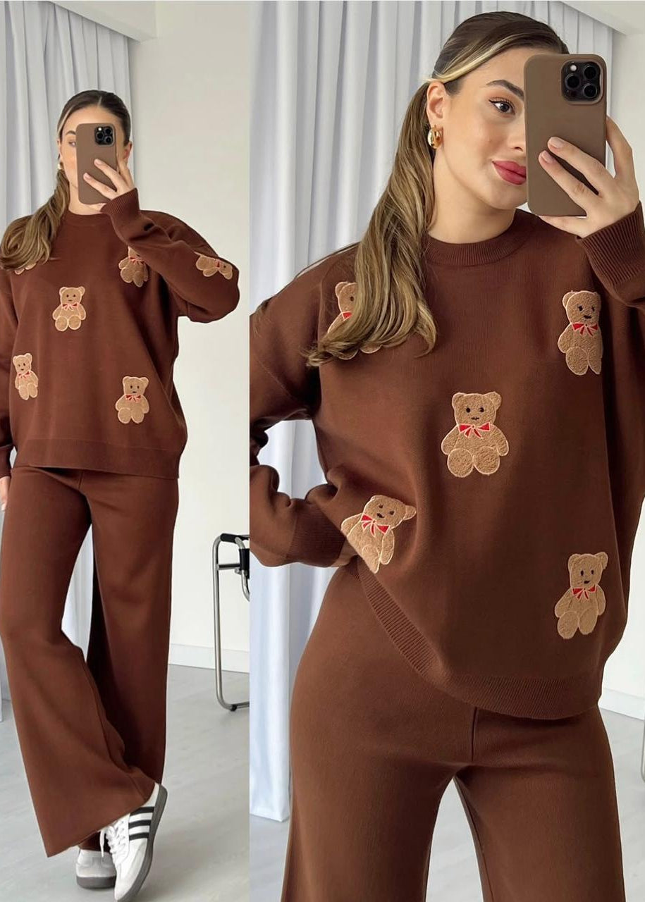 TeddyLuxe 3D Fleece Co-ord Set