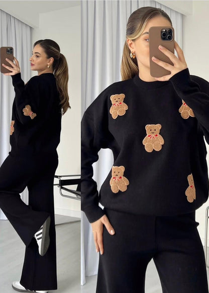 TeddyLuxe 3D Fleece Co-ord Set