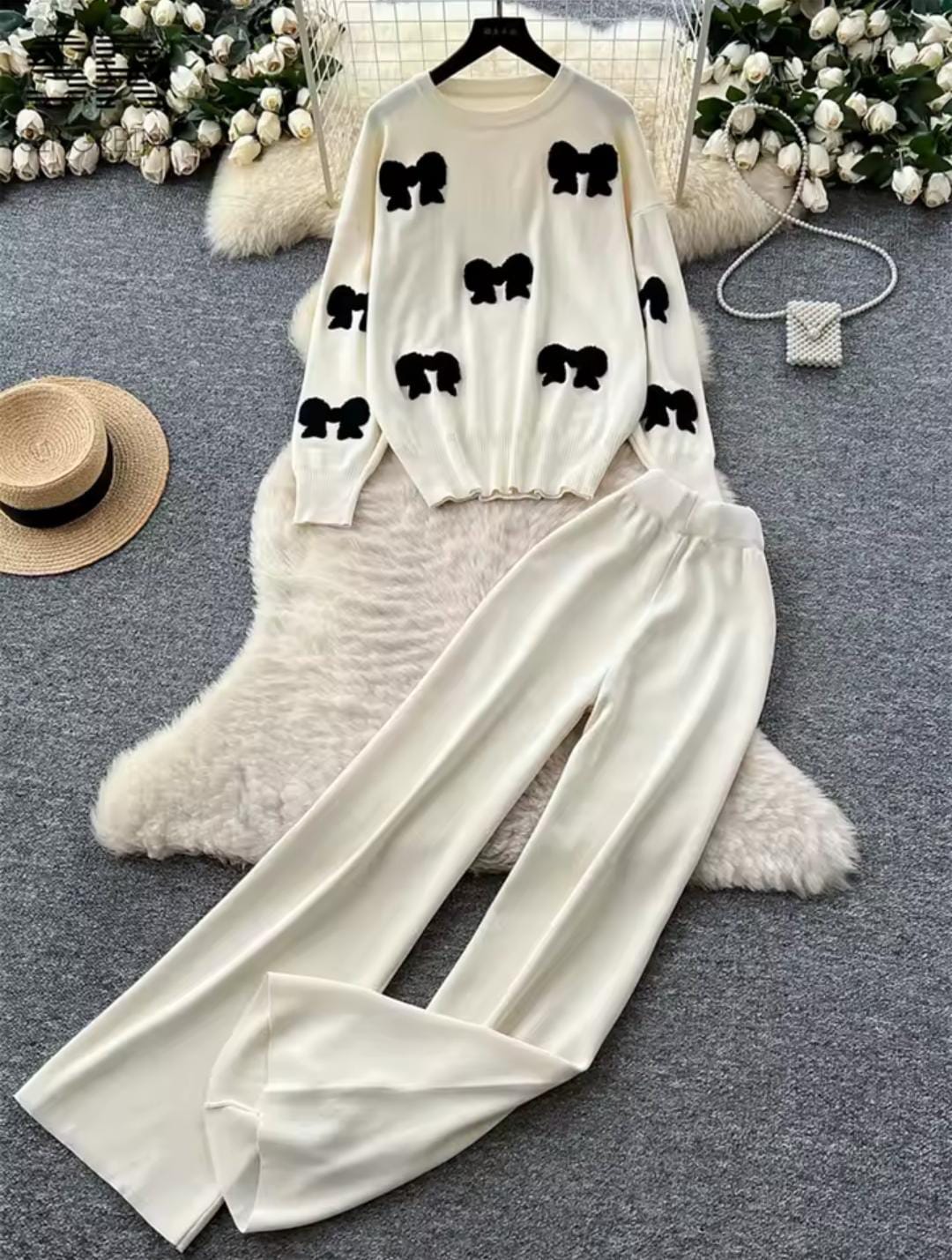 Velvet Bow Luxe Fleece Co-ord Set