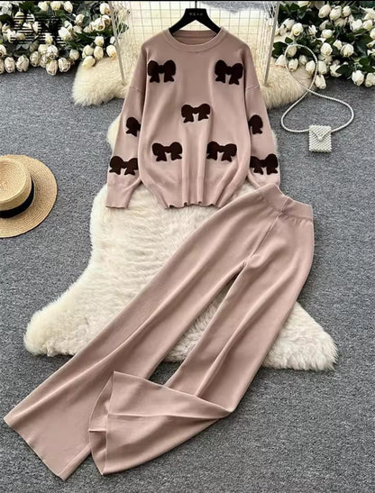 Velvet Bow Luxe Fleece Co-ord Set