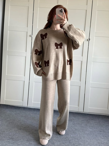 Velvet Bow Luxe Fleece Co-ord Set