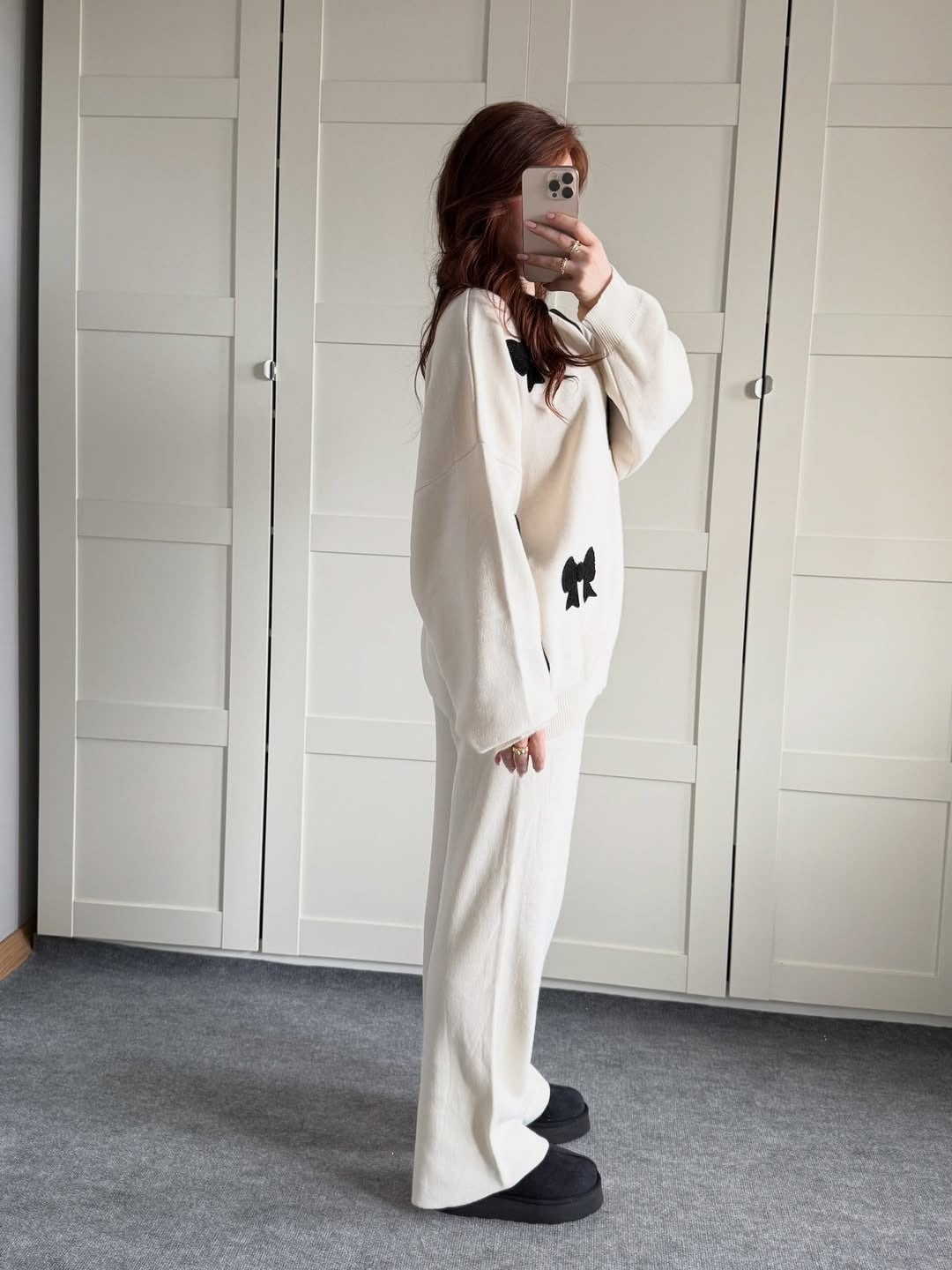 Velvet Bow Luxe Fleece Co-ord Set