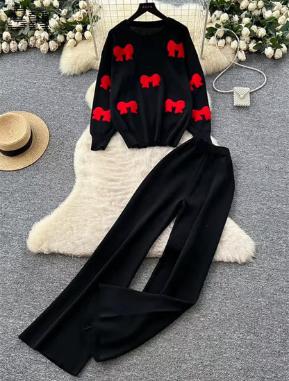 Velvet Bow Luxe Fleece Co-ord Set