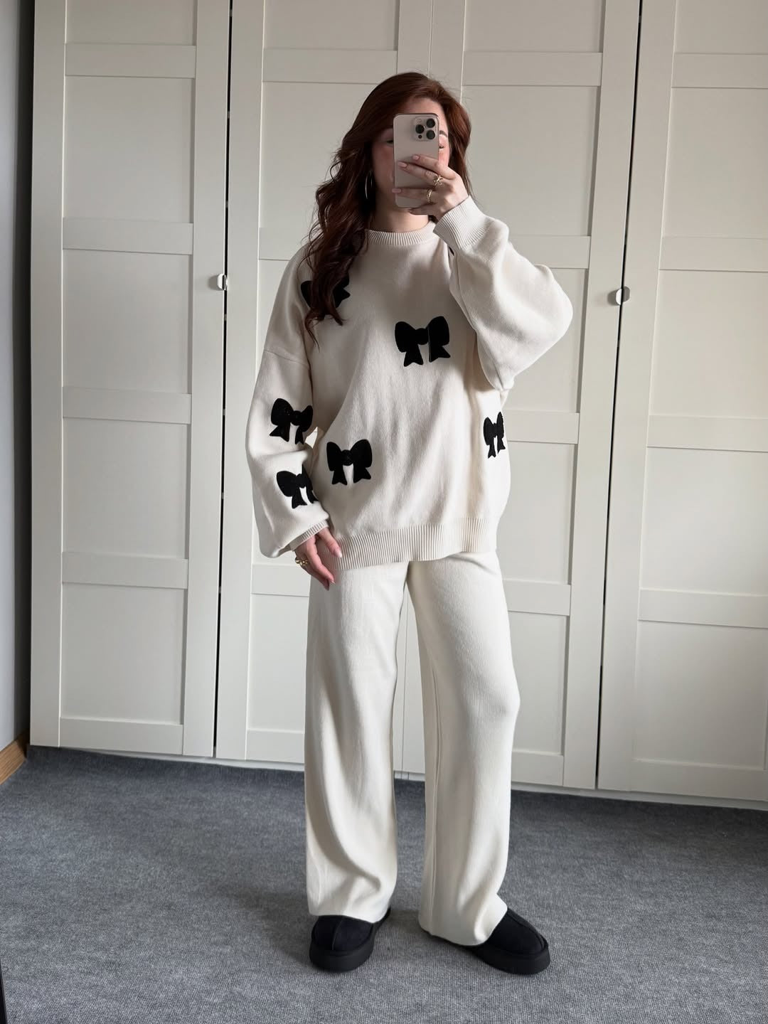 Velvet Bow Luxe Fleece Co-ord Set