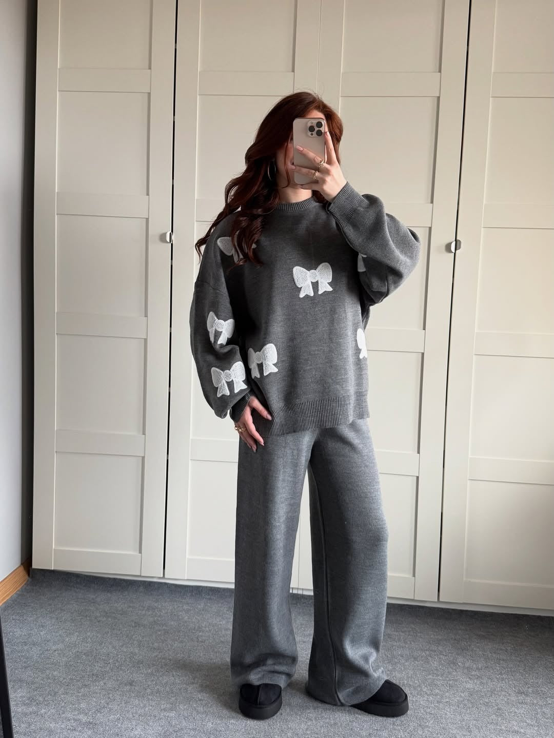 Velvet Bow Luxe Fleece Co-ord Set