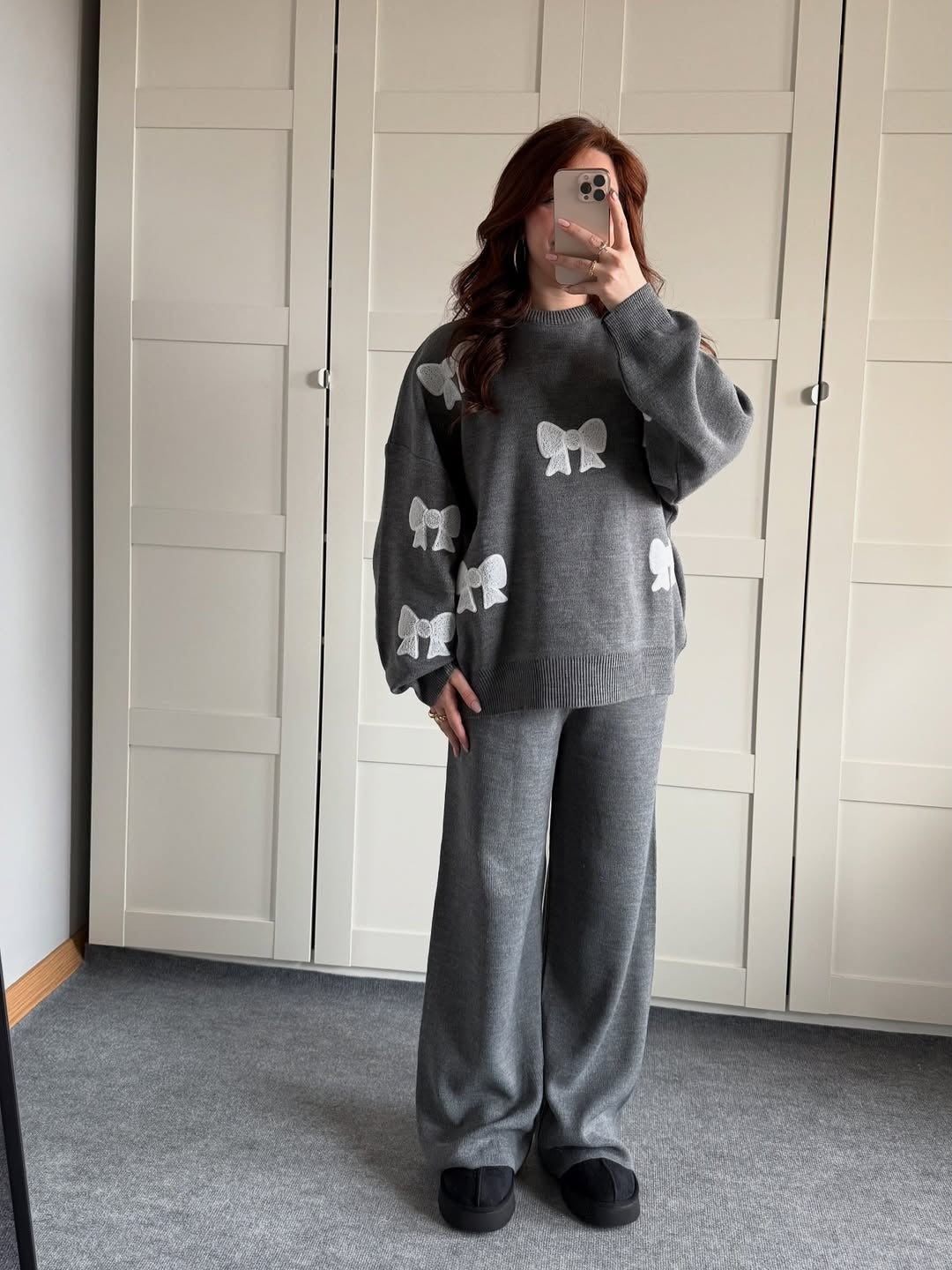 Velvet Bow Luxe Fleece Co-ord Set