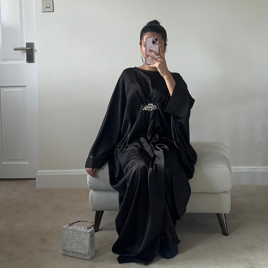 Sapphire Sparkle Embellished Evening Gown