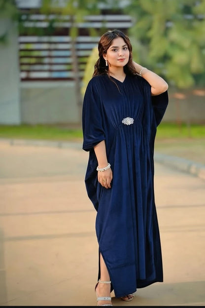Royal Velvet Embellished Kaftan