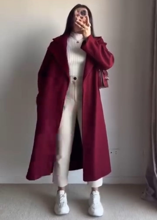 Longline Double Breasted Winter Coat