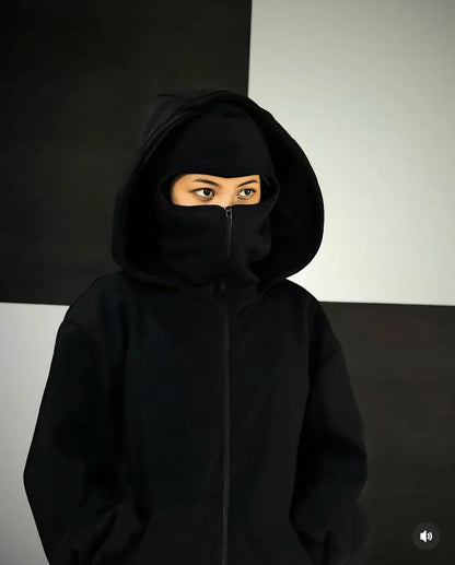 Woman Ninja Zipper Hoodie